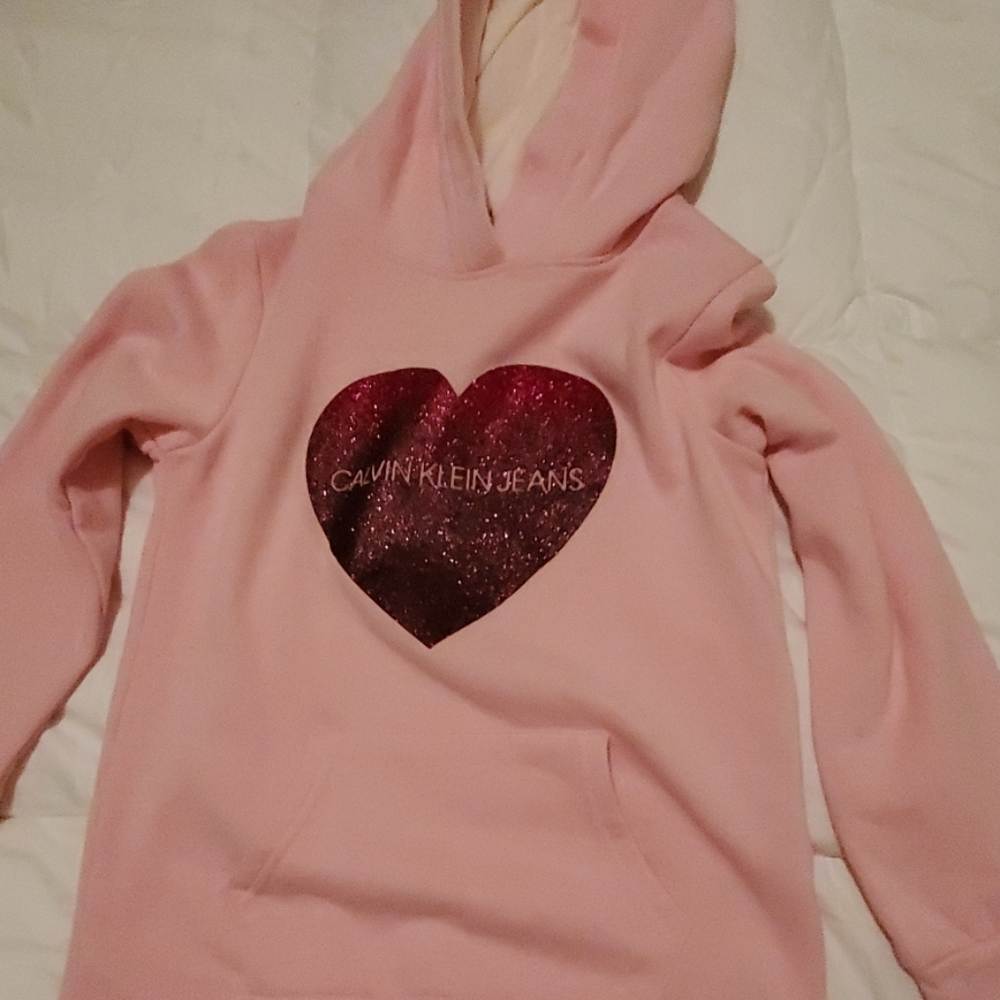 CALVIN KLEIN JEANS PINK HOODIE *NEGOTIABLE